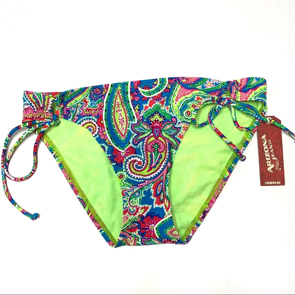 NEW Arizona swimsuit bikini bottoms size M